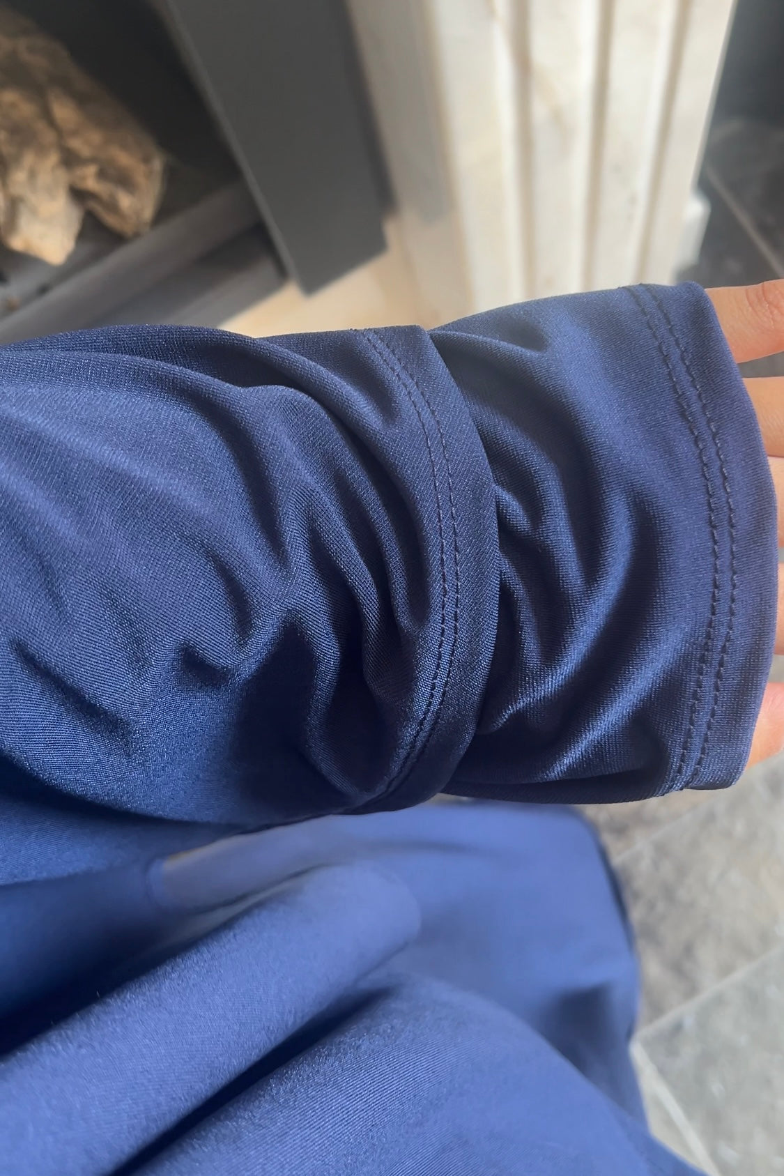 NAVY KHIMAR SET (DRESS)