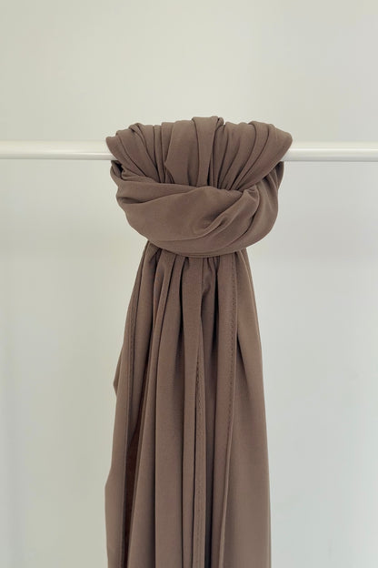 BROWN TAUPE JERSEY HIJAB