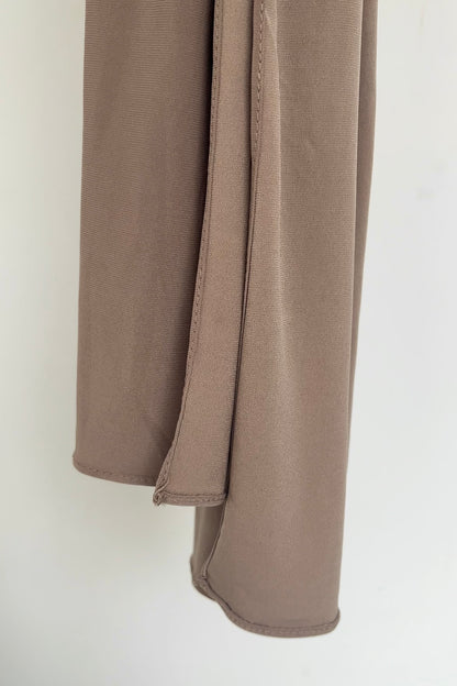 BROWN TAUPE JERSEY HIJAB