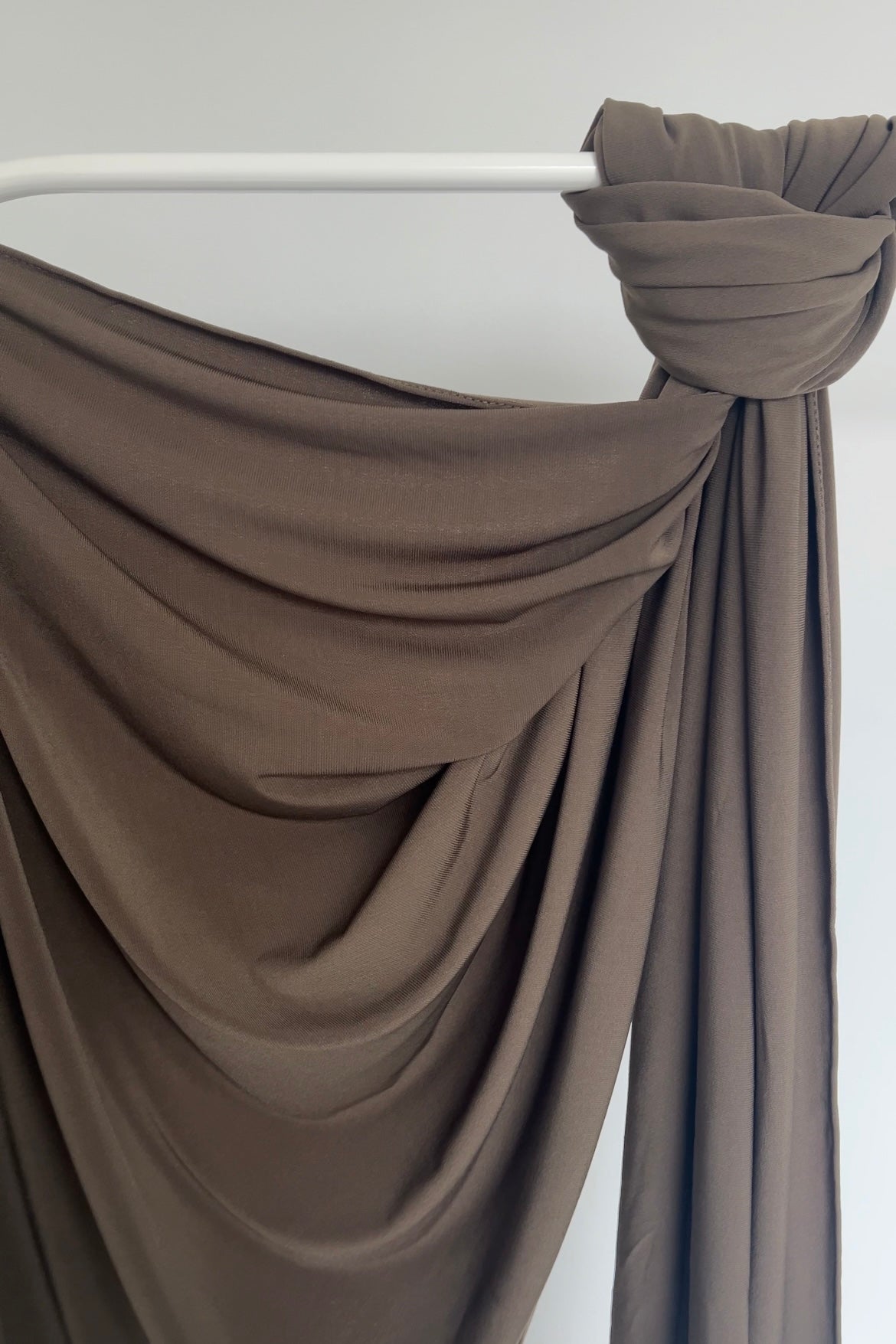 DARK BROWN JERSEY HIJAB