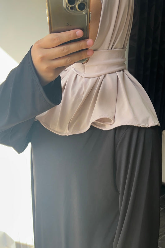 PINK BEIGE INSTANT HIJAB