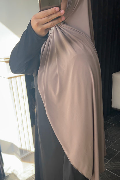 PINK TAUPE JERSEY HIJAB
