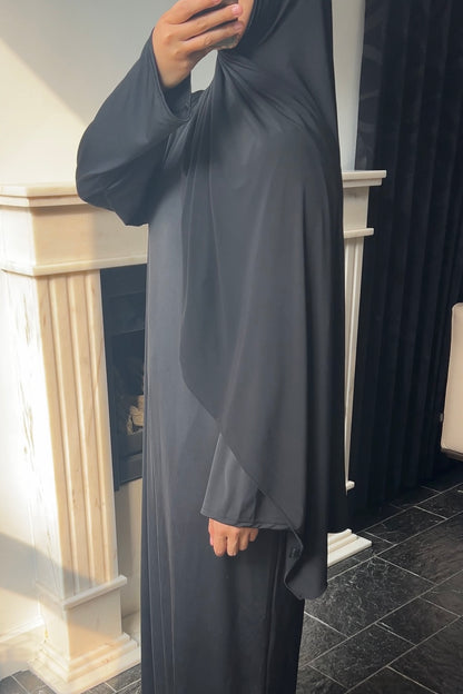 BLACK JERSEY HIJAB