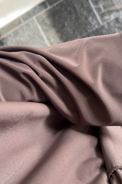 DARK BROWN KHIMAR SET (SKIRT)